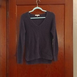 Small blue knit sweater by Madewell